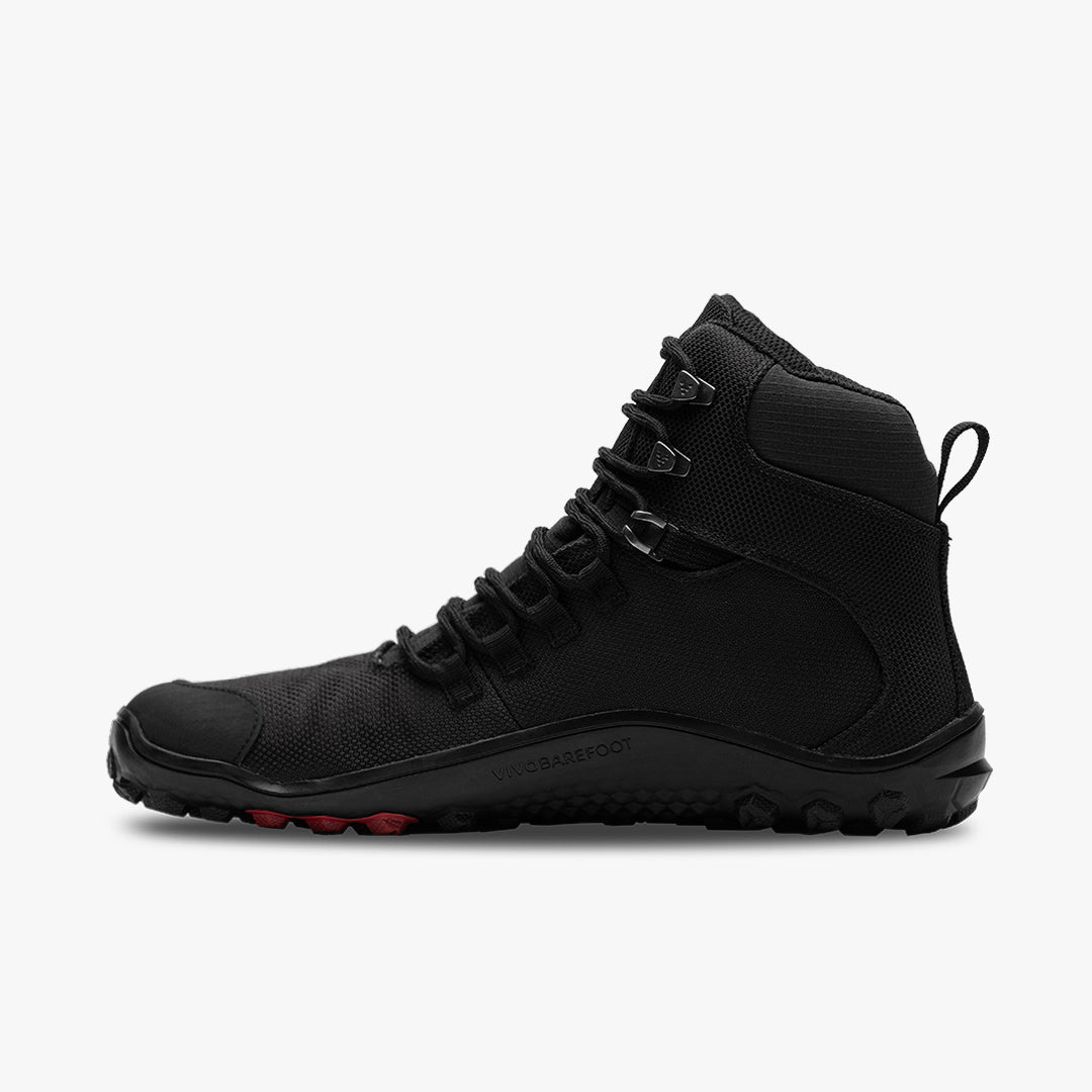 Vivobarefoot Men Tracker Textile FG2 in Obsidian Footwear