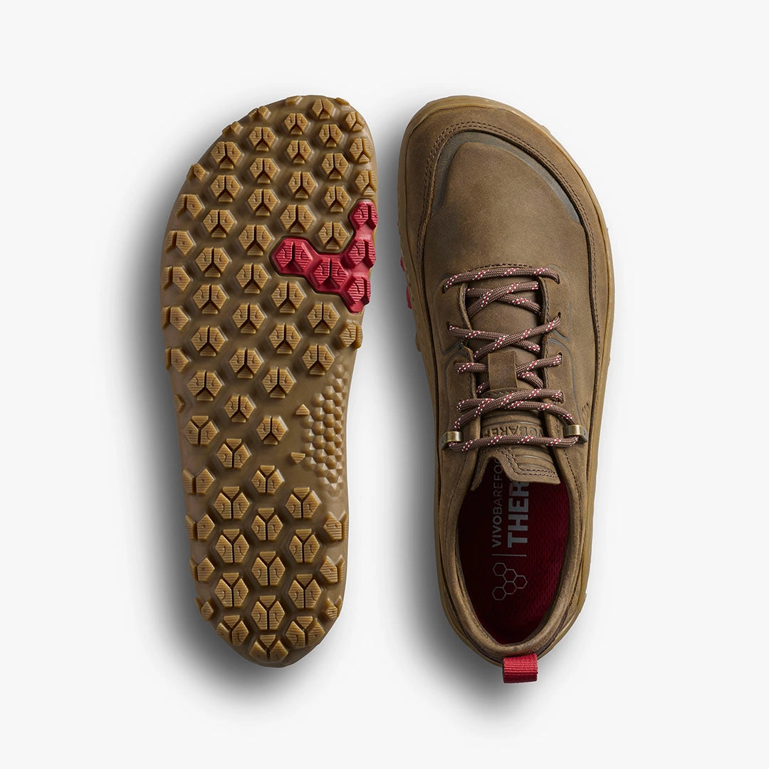 Vivobarefoot Men's Tracker Leather AT Low II in Bracken
