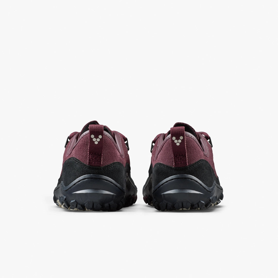 Vivobarefoot Men's Tracker Leather AT Low II Suede in Fig