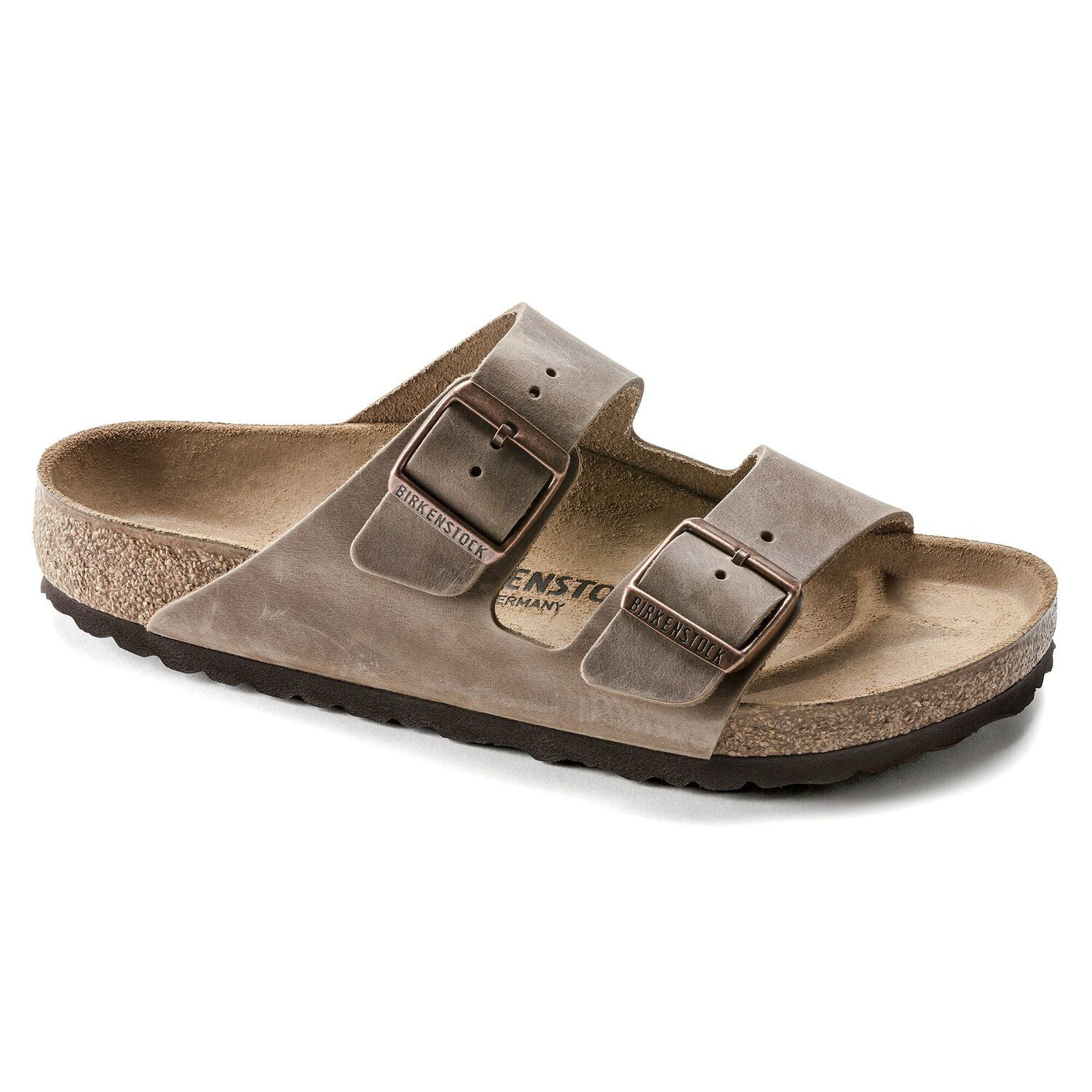Birkenstock Arizona Oiled Leather in Tobacco Brown Footwear