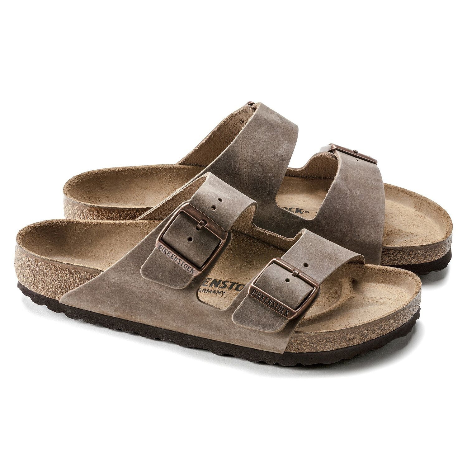 Birkenstock Arizona Oiled Leather in Tobacco Brown Footwear