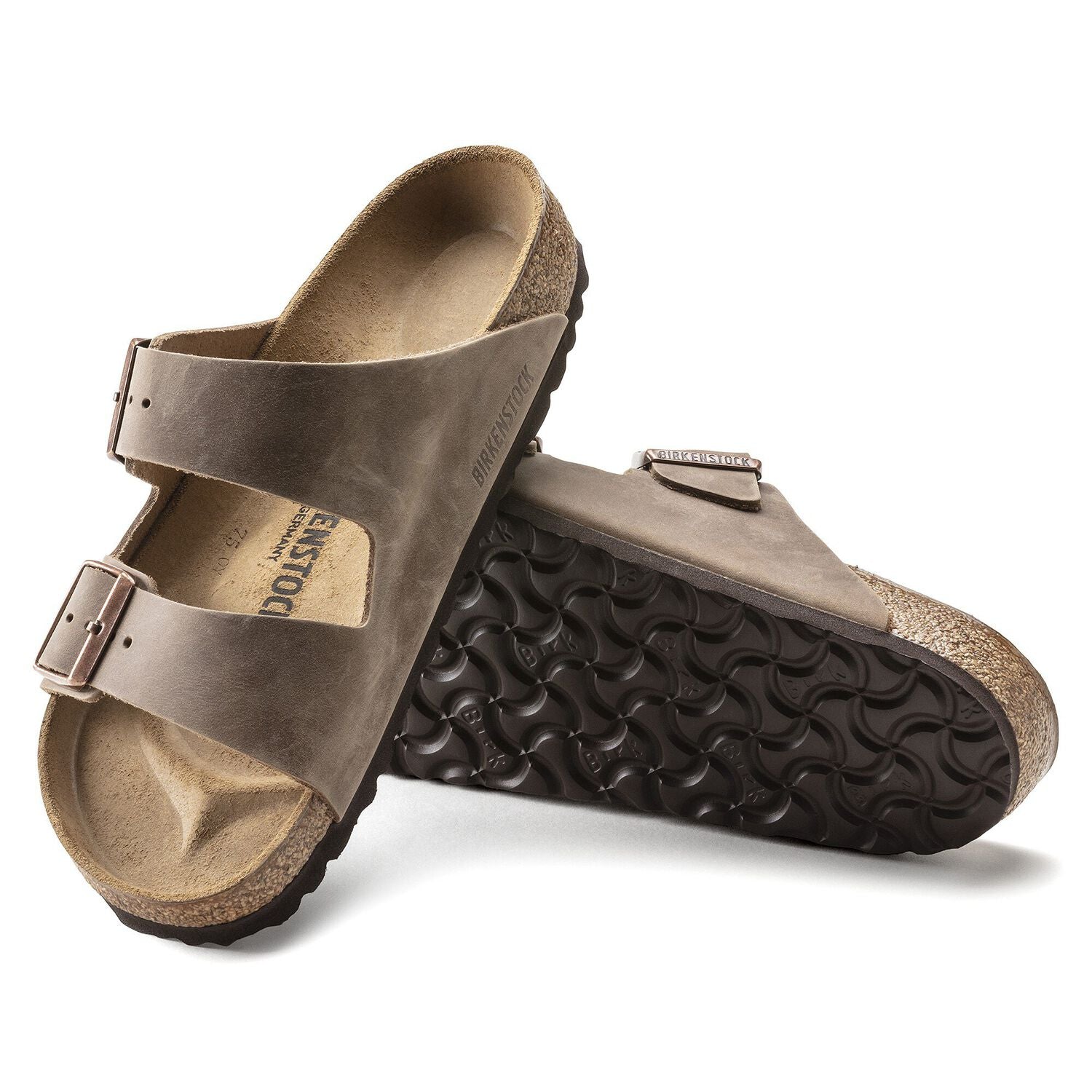 Birkenstock Arizona Oiled Leather in Tobacco Brown Footwear