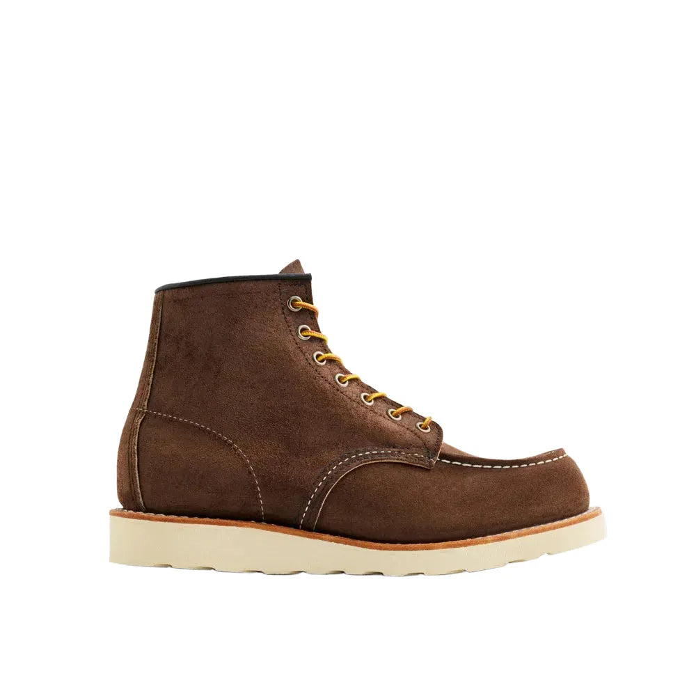 Red Wing Men's 8836 - CLASSIC MOC® 6-inch Boot in Chocolate Muleskinner Roughout Leather