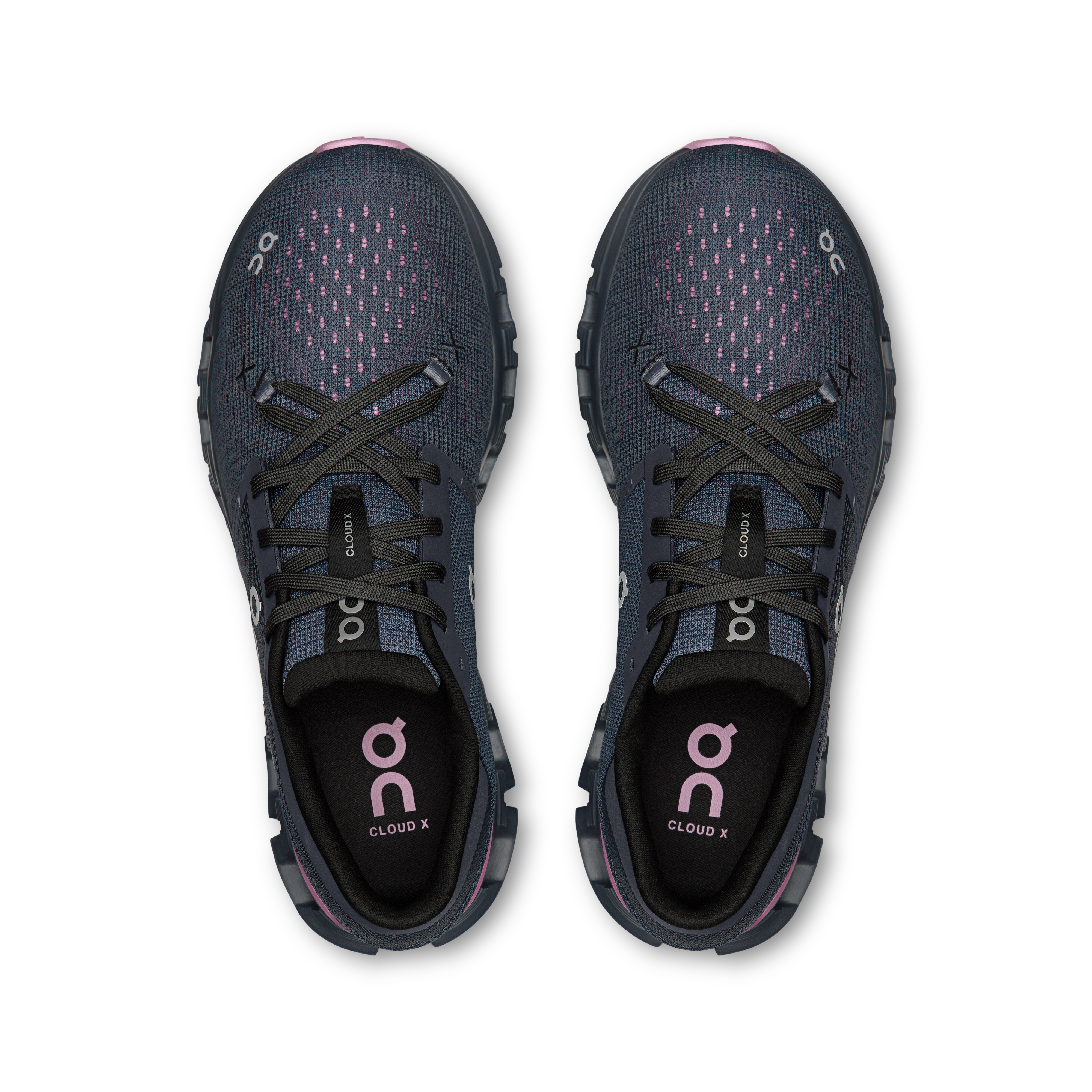 On Running Women's Cloud X 4 in Navy/Sakura
