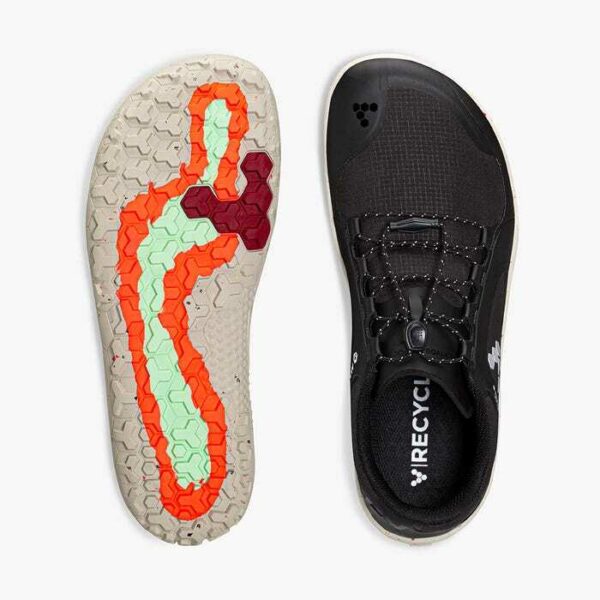 Vivobarefoot Men's Primus Trail II All Weather FG in Obsidian Men's Footwear