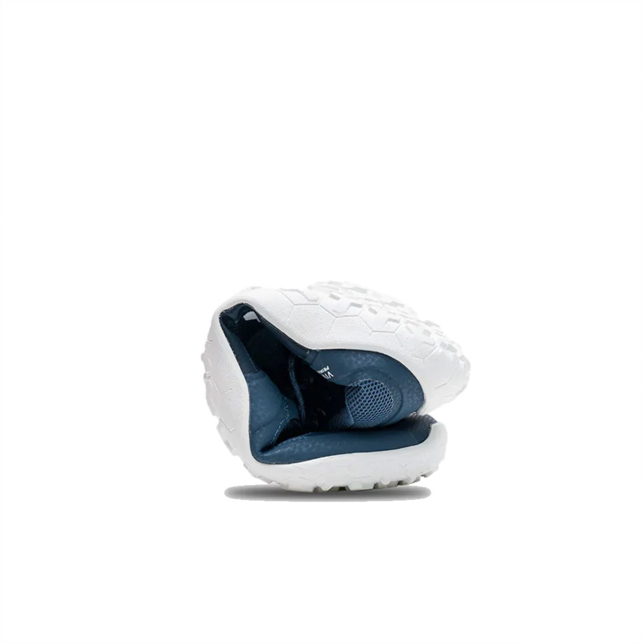 Vivobarefoot Women's Primus Trail II FG in Deep Sea Blue White Women's Footwear