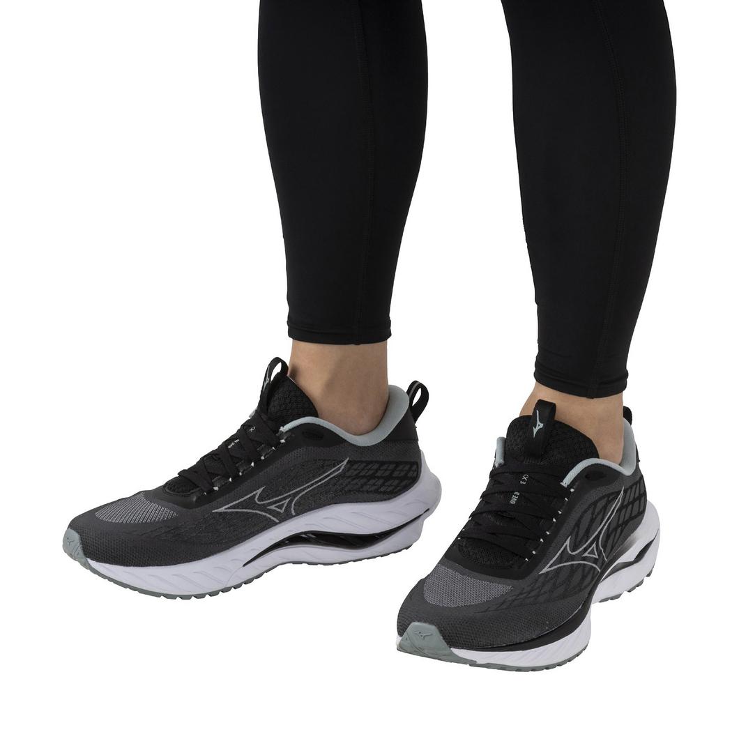 Mizuno Men's Wave Inspire 20 SSW in Ebony-Abyss Men's Footwear
