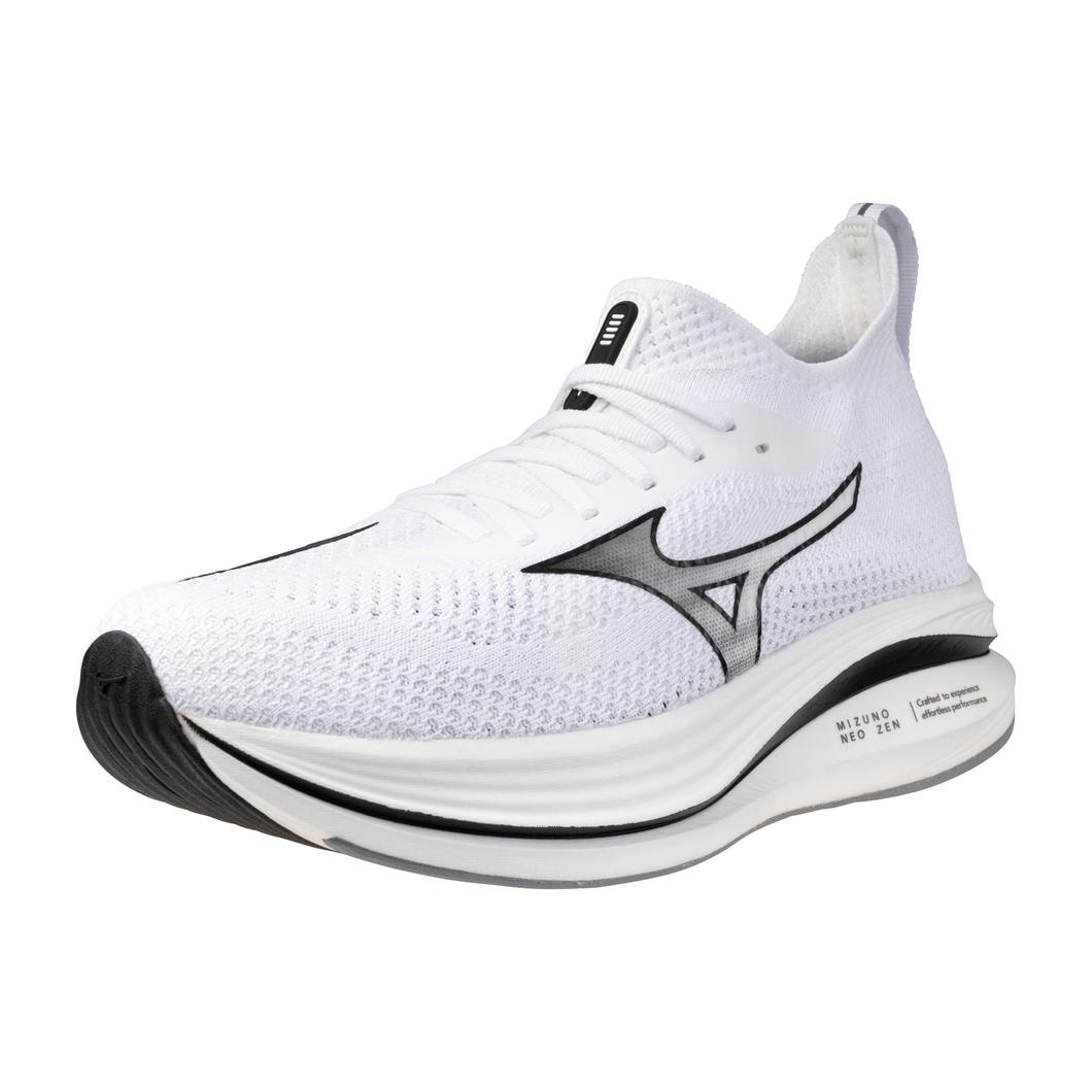 Mizuno Men's Neo Zen in White Black-Footprint USA