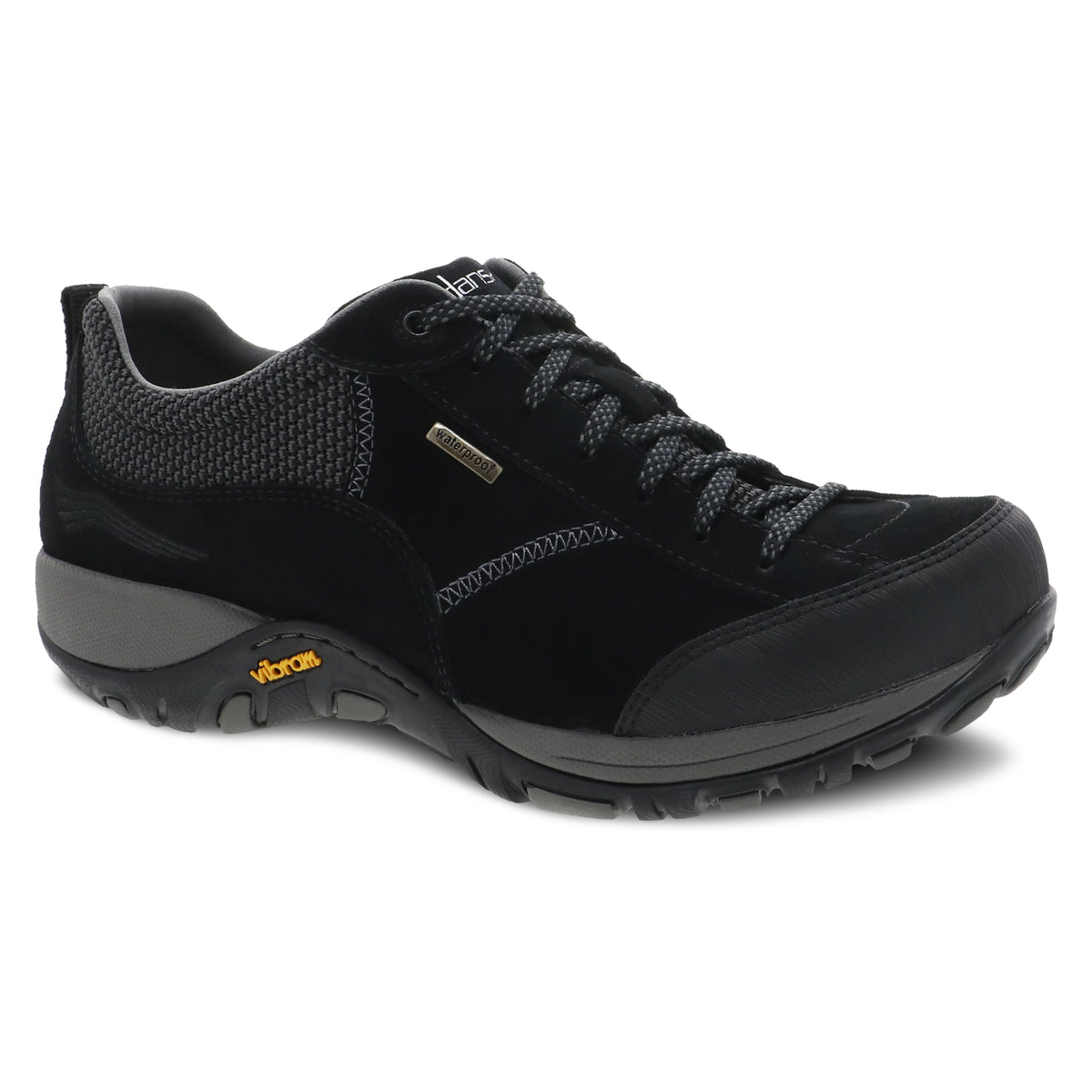 Dansko Women's Paisley in Black Black Suede Shoes
