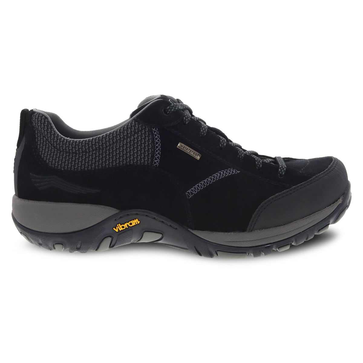Dansko Women's Paisley in Black Black Suede Shoes