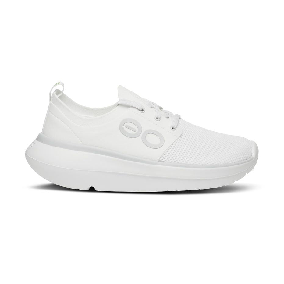 OOFOS Women's OOMY Stride Shoe in White