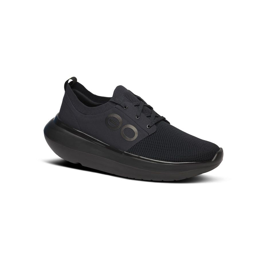 OOFOS Men's OOMY Stride Shoe in Black