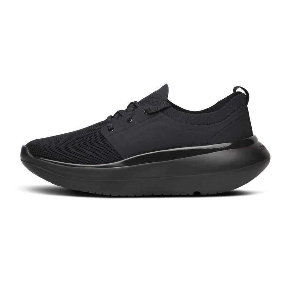 OOFOS Men's OOMY Stride Shoe in Black
