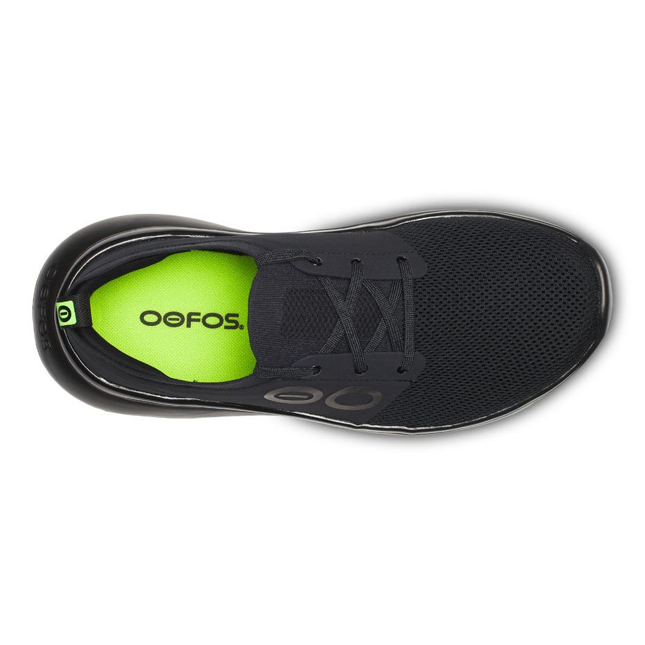 OOFOS Men's OOMY Stride Shoe in Black