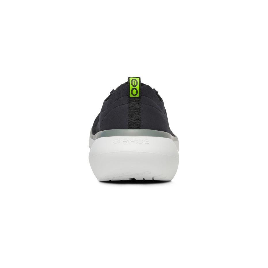 OOFOS Men's OOMY Stride Shoe in White Black