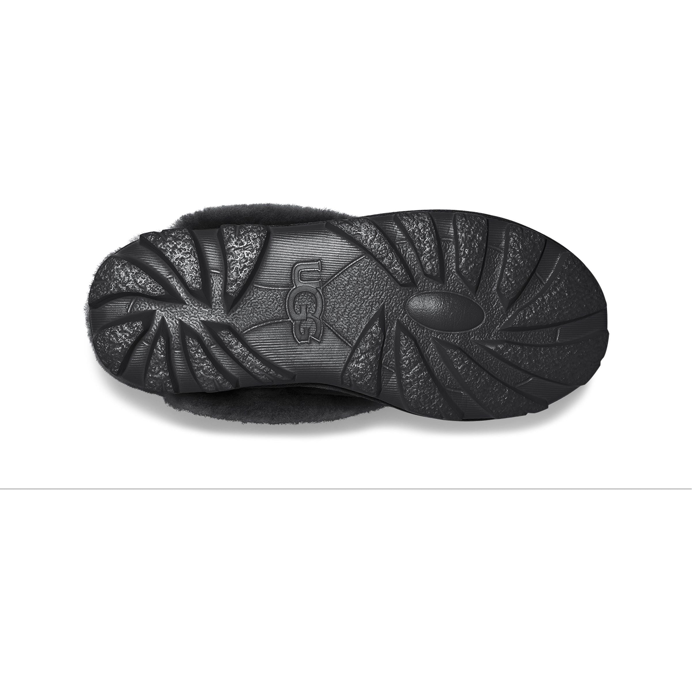 UGG Women's Coquette Slipper in Black-Footprint USA