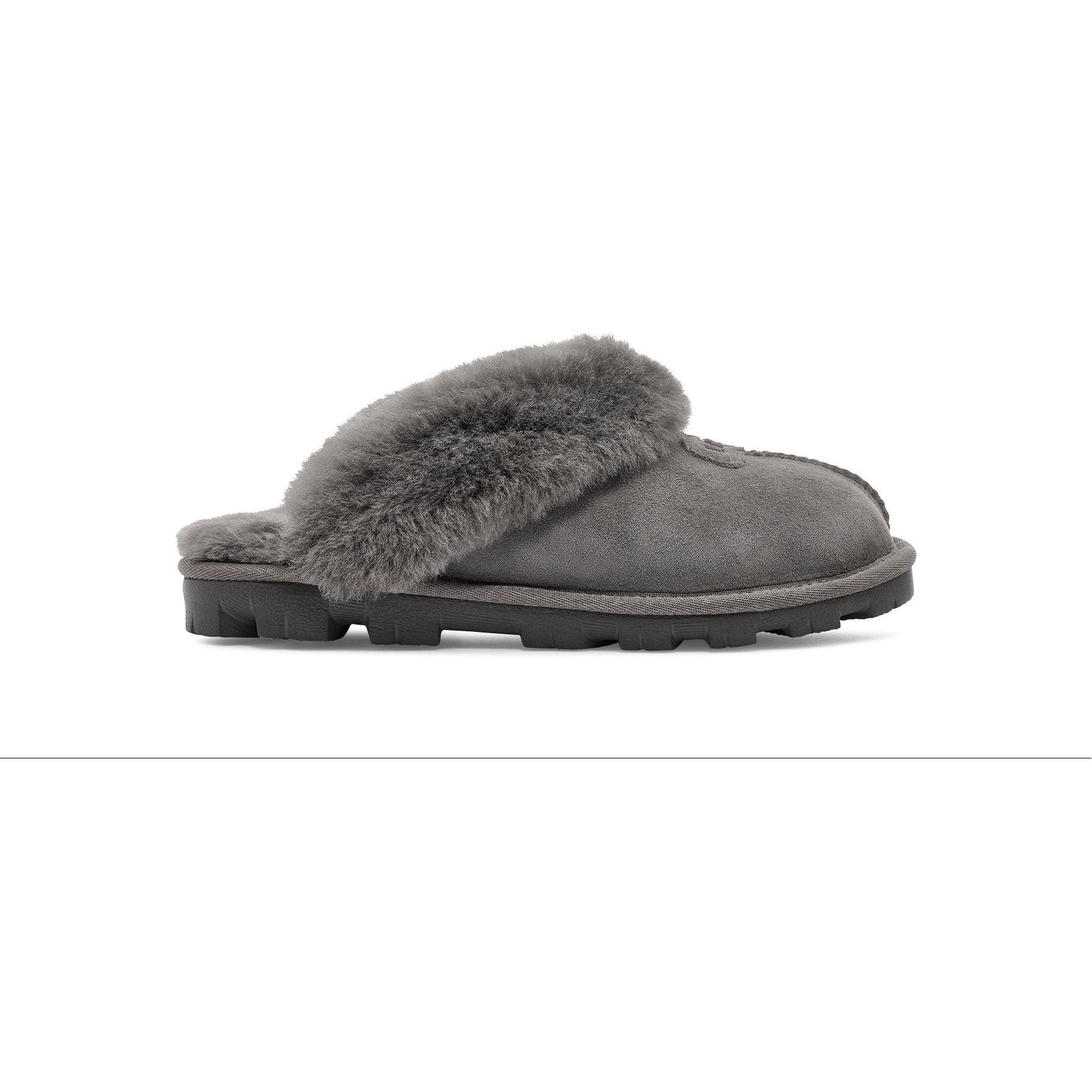 UGG Women's Coquette Slipper in Grey-Footprint USA