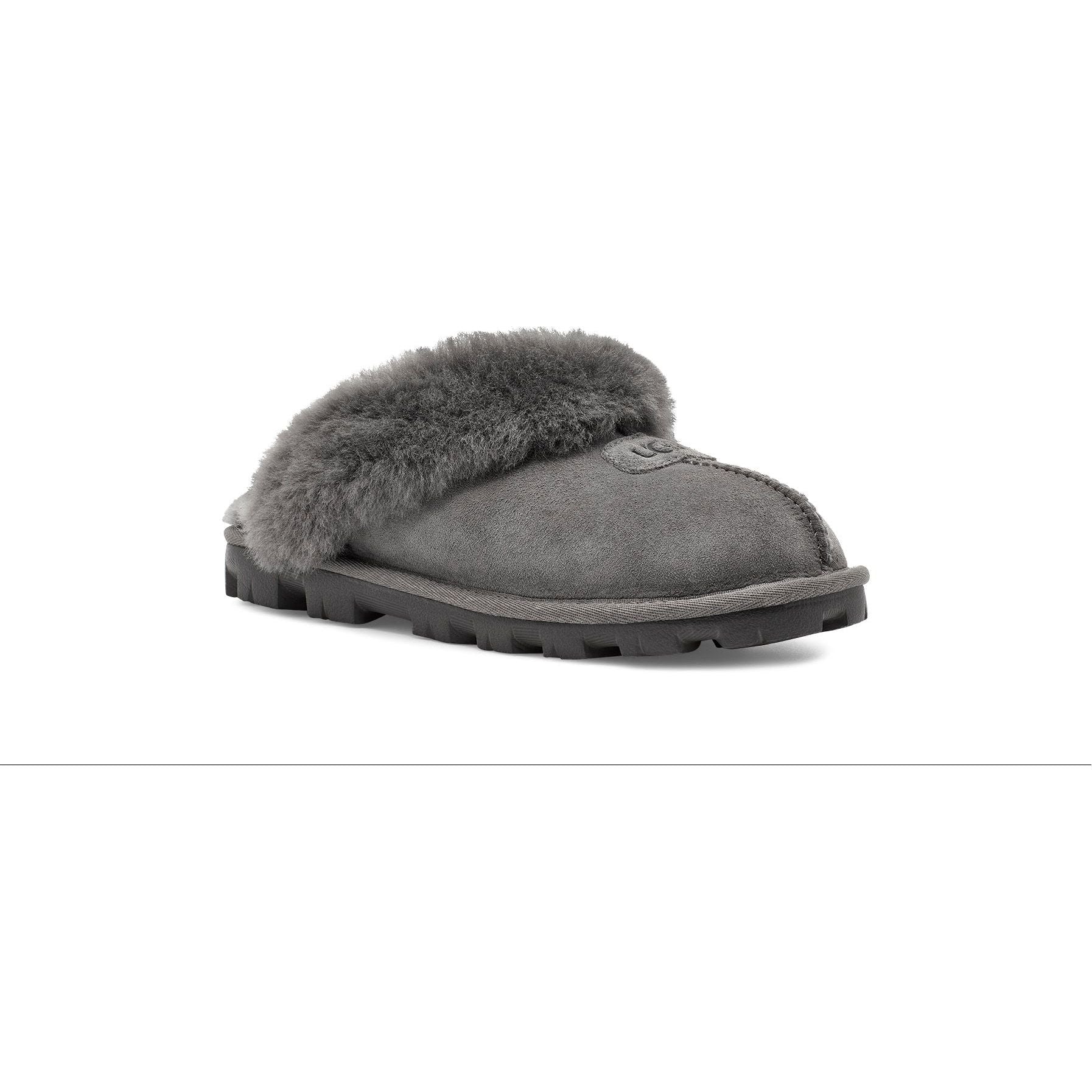 UGG Women's Coquette Slipper in Grey-Footprint USA