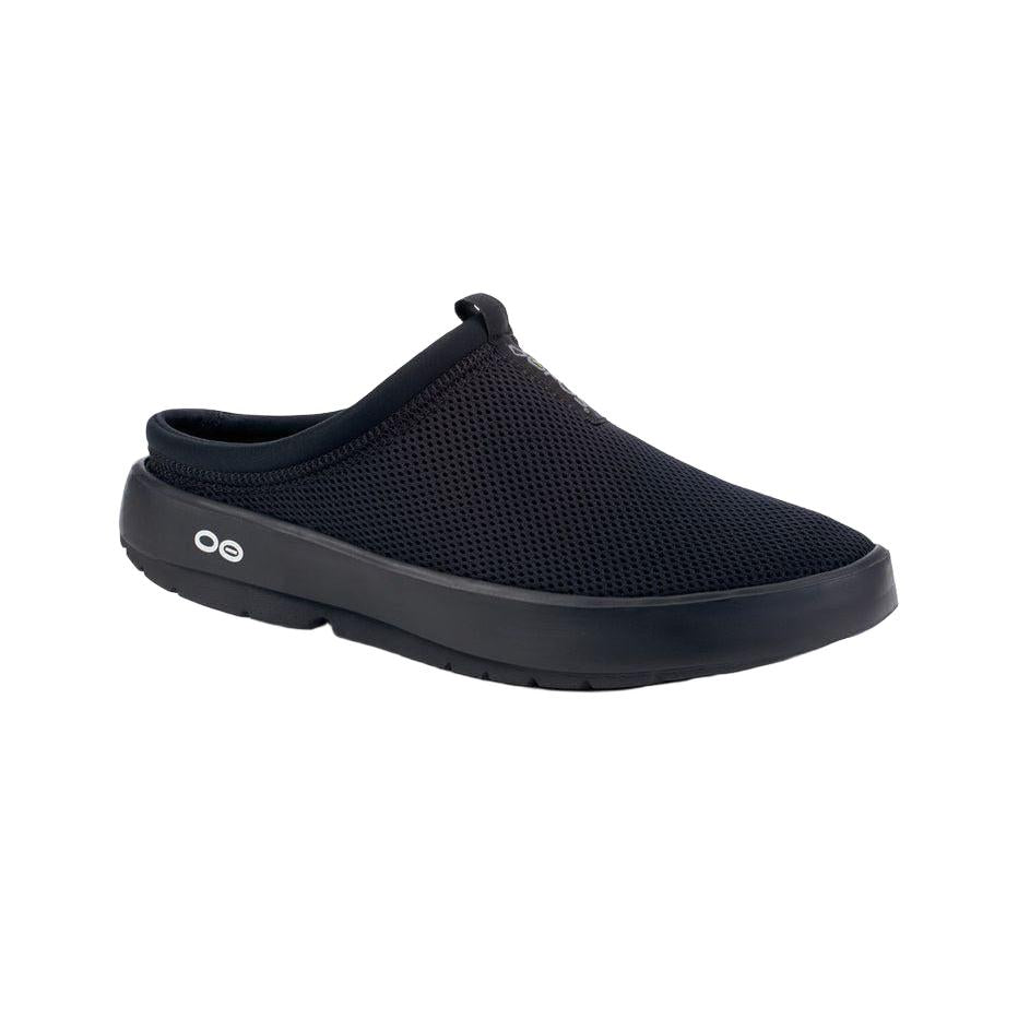 OOFOS Women's OOcoozie Sport Mule Slipper in Black
