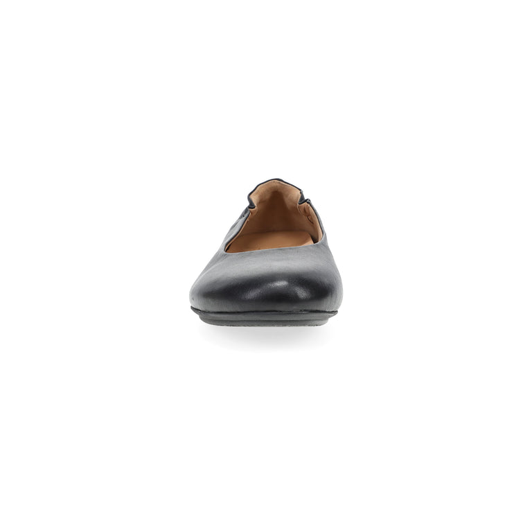 Dansko Women's Mollie Flat in Black Nappa Shoes