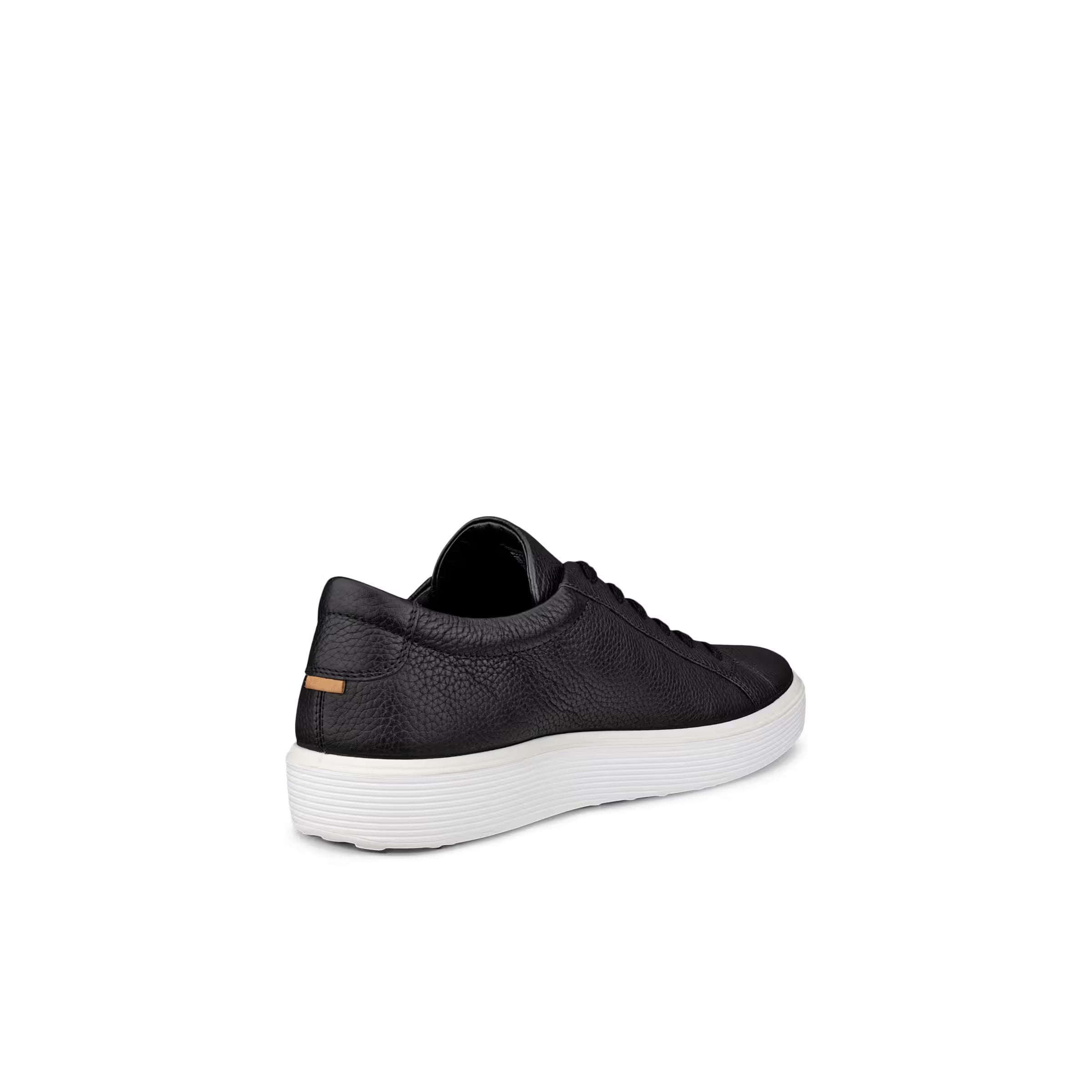 ECCO Men's Soft 60 Leather Sneaker in Black