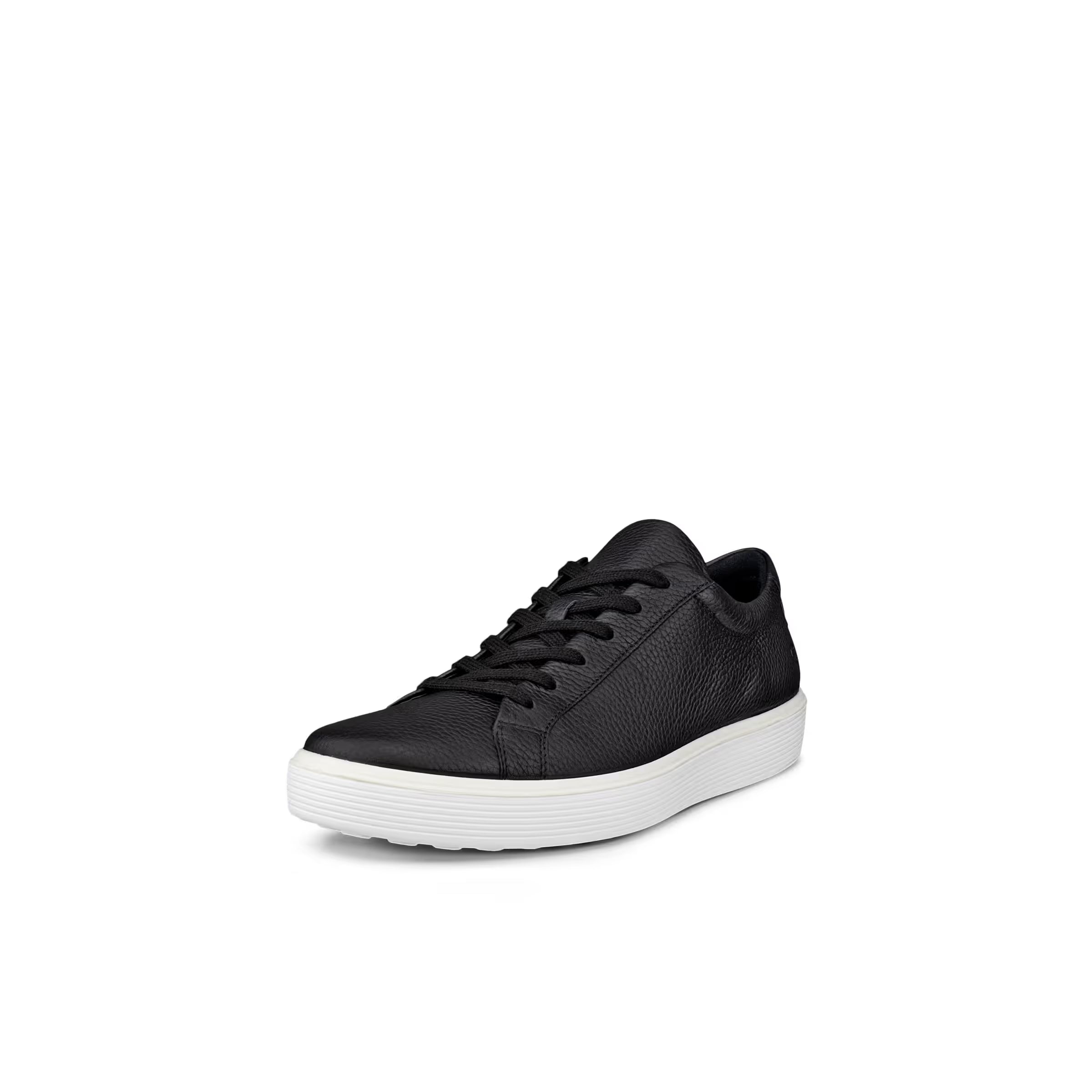 ECCO Men's Soft 60 Leather Sneaker in Black