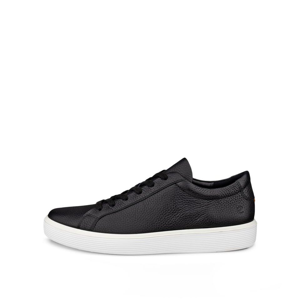 ECCO Men's Soft 60 Leather Sneaker | Black
