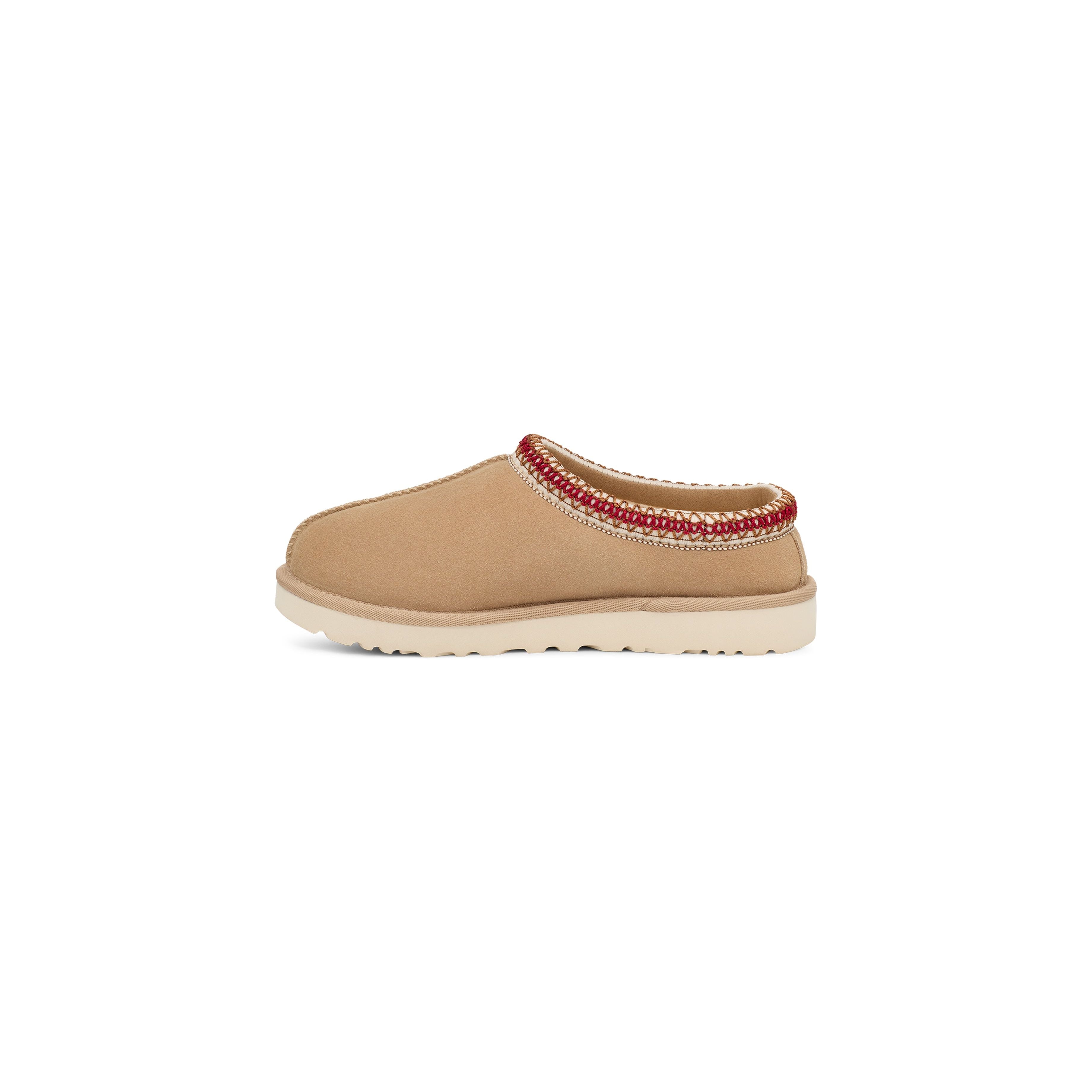 UGG Women's Tasman in Sand Dark Cherry-Footprint USA