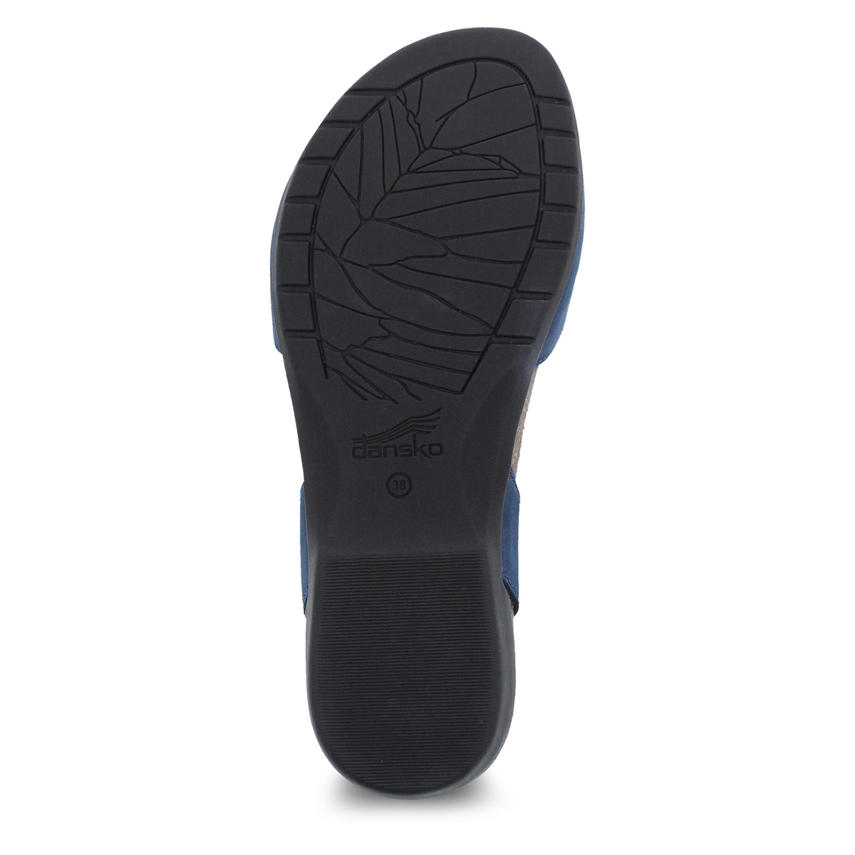 Dansko Women's Rowan in Navy Milled Nubuck Mary Jane Shoes