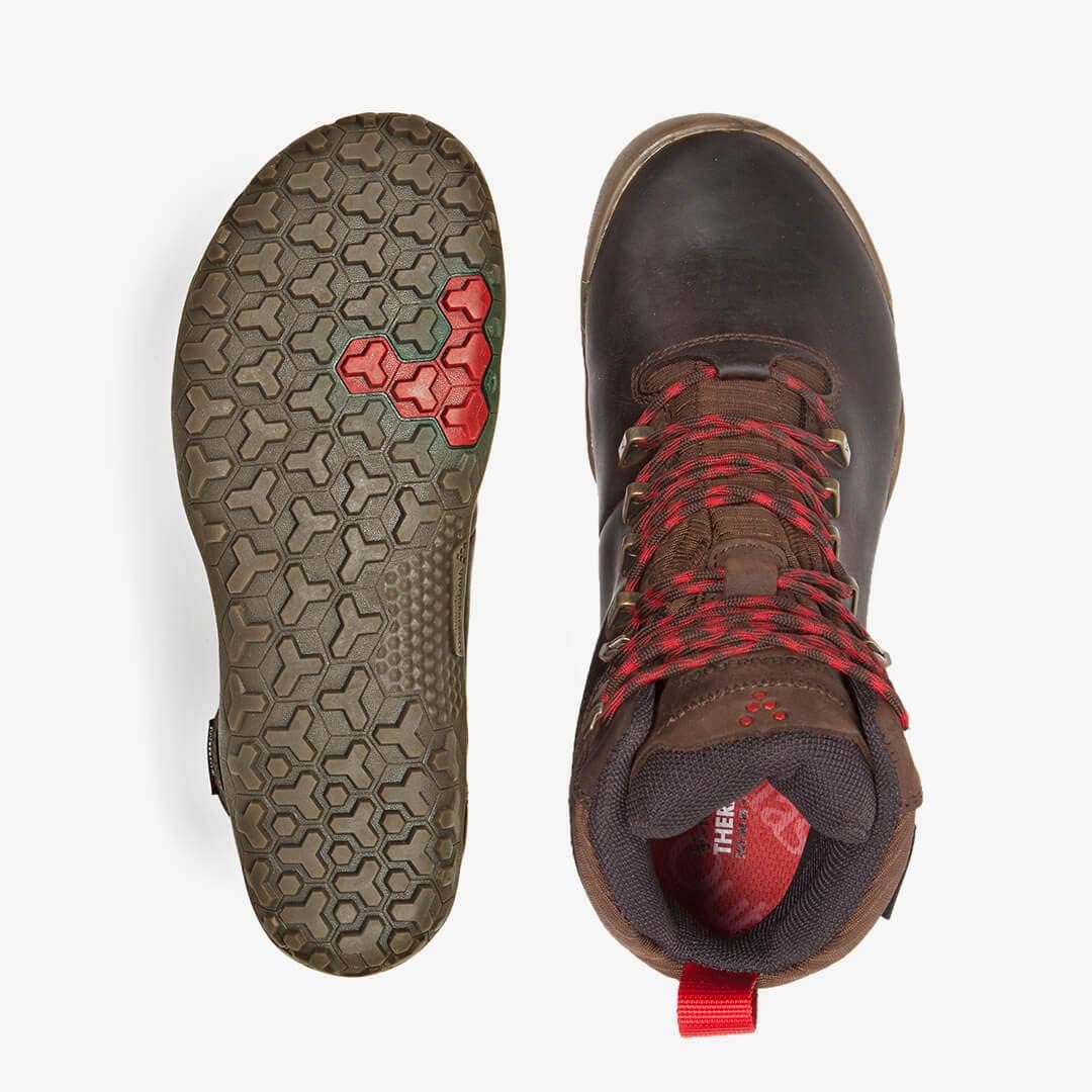 Vivobarefoot Women's Tracker FG Boot in Dark Brown Footwear