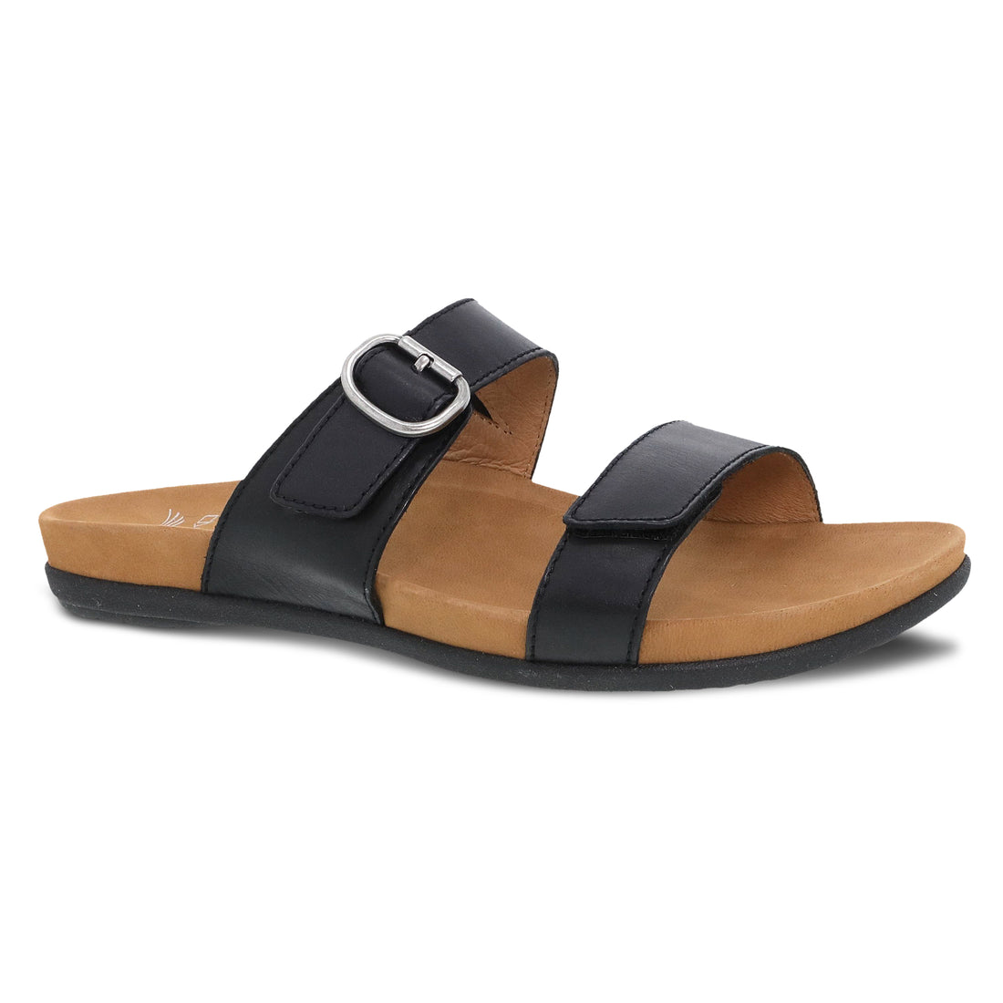 Dansko Women's Justine in Black Calf Sandal Women's Footwear