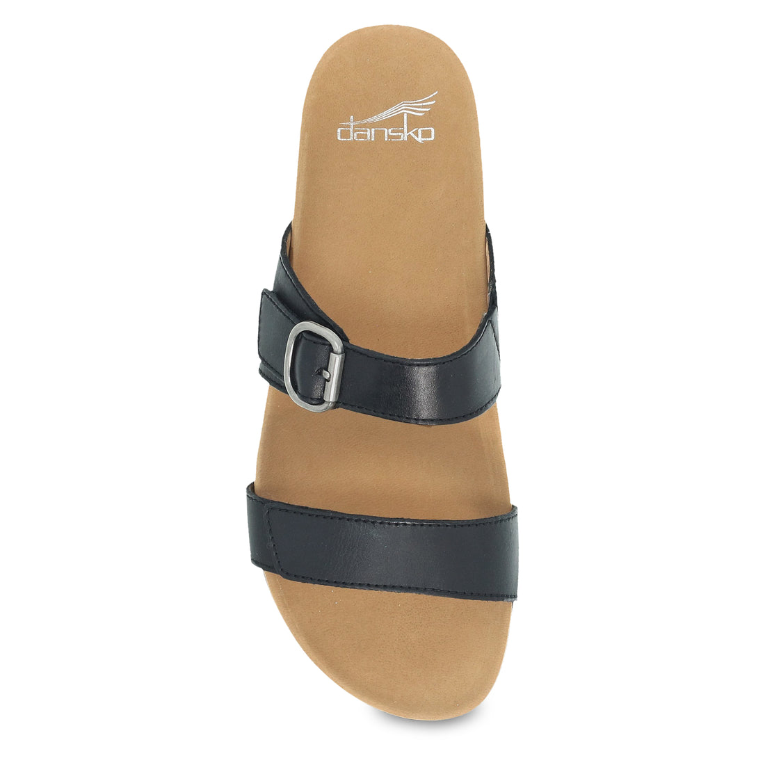 Dansko Women's Justine in Black Calf Sandal Women's Footwear