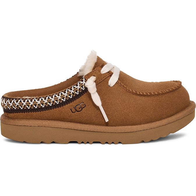 UGG Kid's Tasman Mule in Chestnut