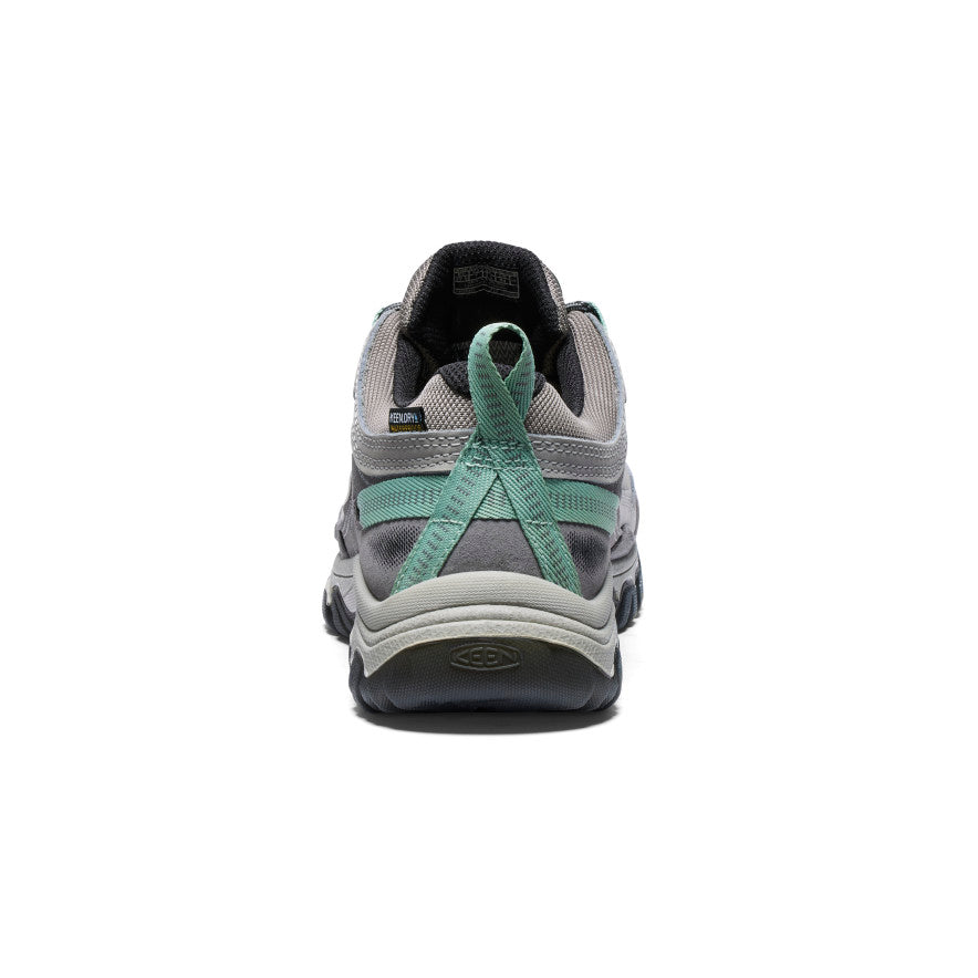 Keen Women's Targhee IV Waterproof Hiking Shoe in Alloy Granite Green Women's Footwear
