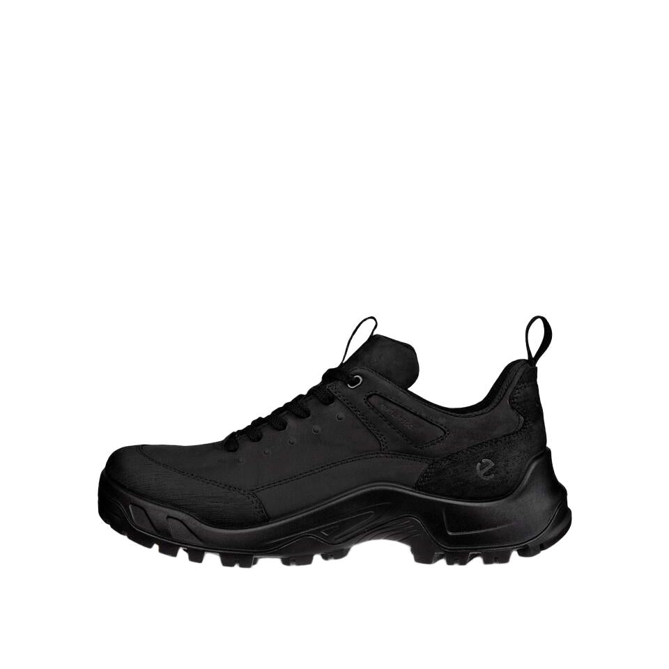ECCO Men's Offroad Nubuck Waterproof Outdoor Sneaker in Black