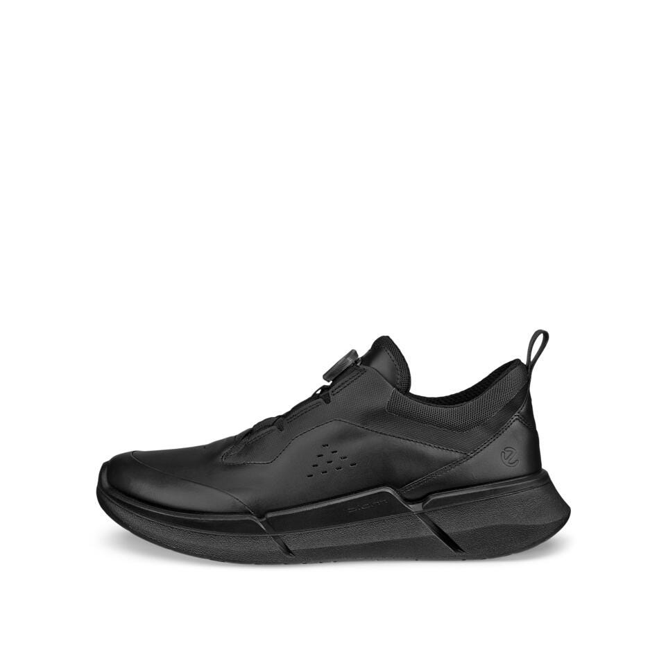 ECCO Men's Biom Boa Leather Sneaker Black