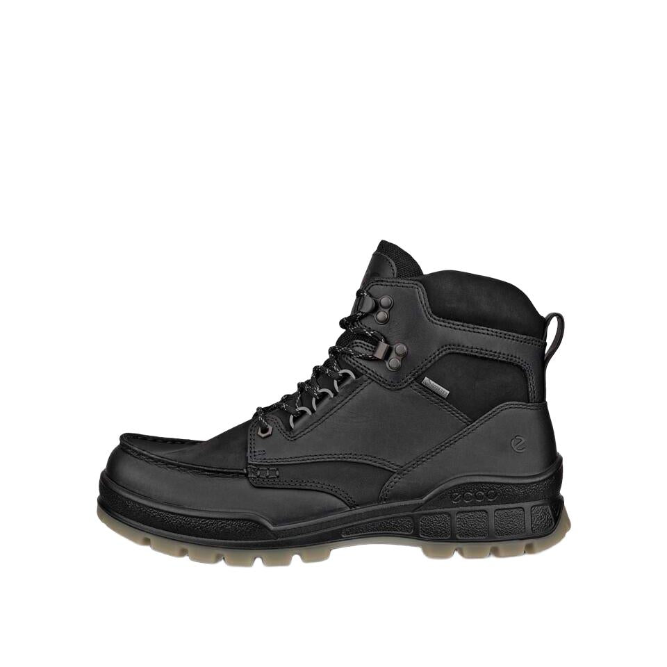 ECCO Men's Track 25 Leather Gore-Tex Mid-Cut Boot in Black