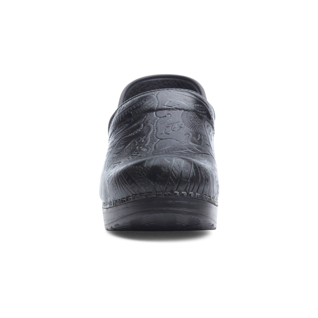 Dansko Women's Professional Clog in Black Tooled Women's Footwear