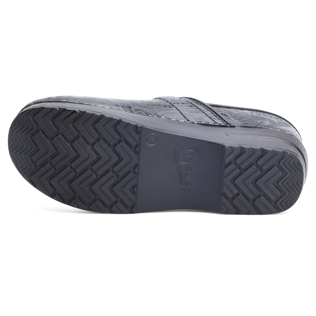 Dansko Women's Professional Clog in Black Tooled Women's Footwear