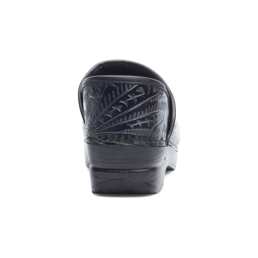 Dansko Women's Professional Clog in Black Tooled Women's Footwear