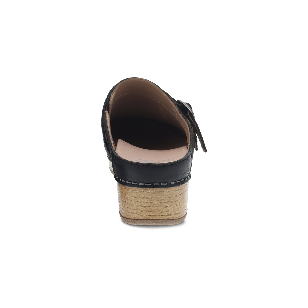 Dansko Women's Brenna in Black Burnished Suede Clog Footwear