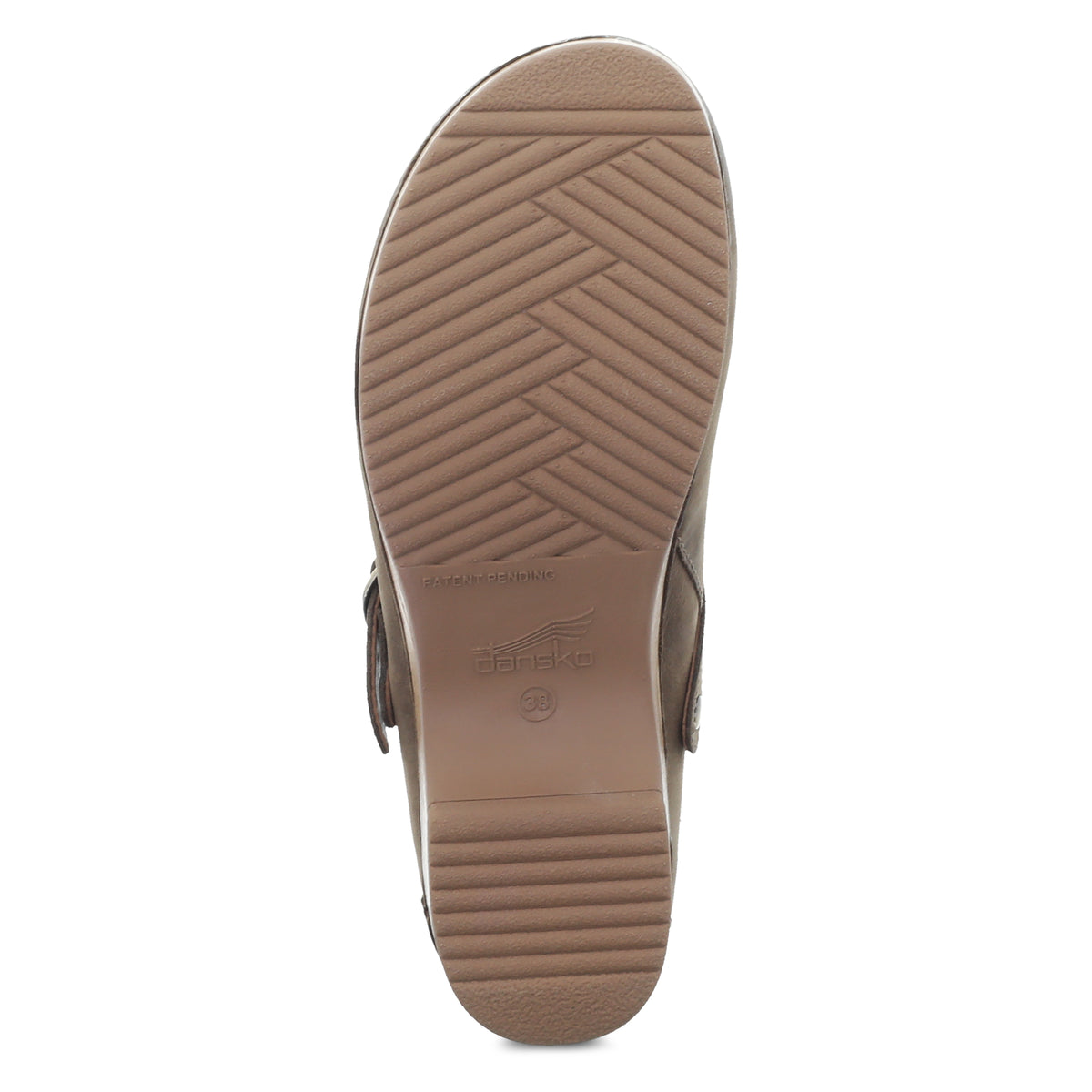 Dansko Women's Berry in Mushroom Burnished Nubuck Mule Women's Footwear