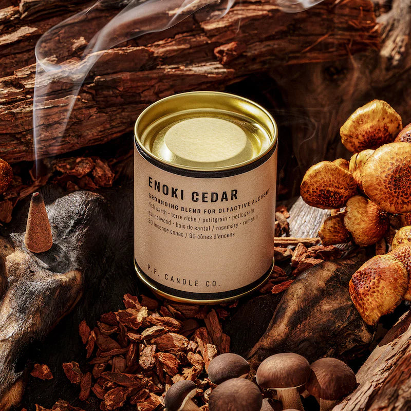 P. F. Candle Co. Enoki Cedar Incense Cones Accessories