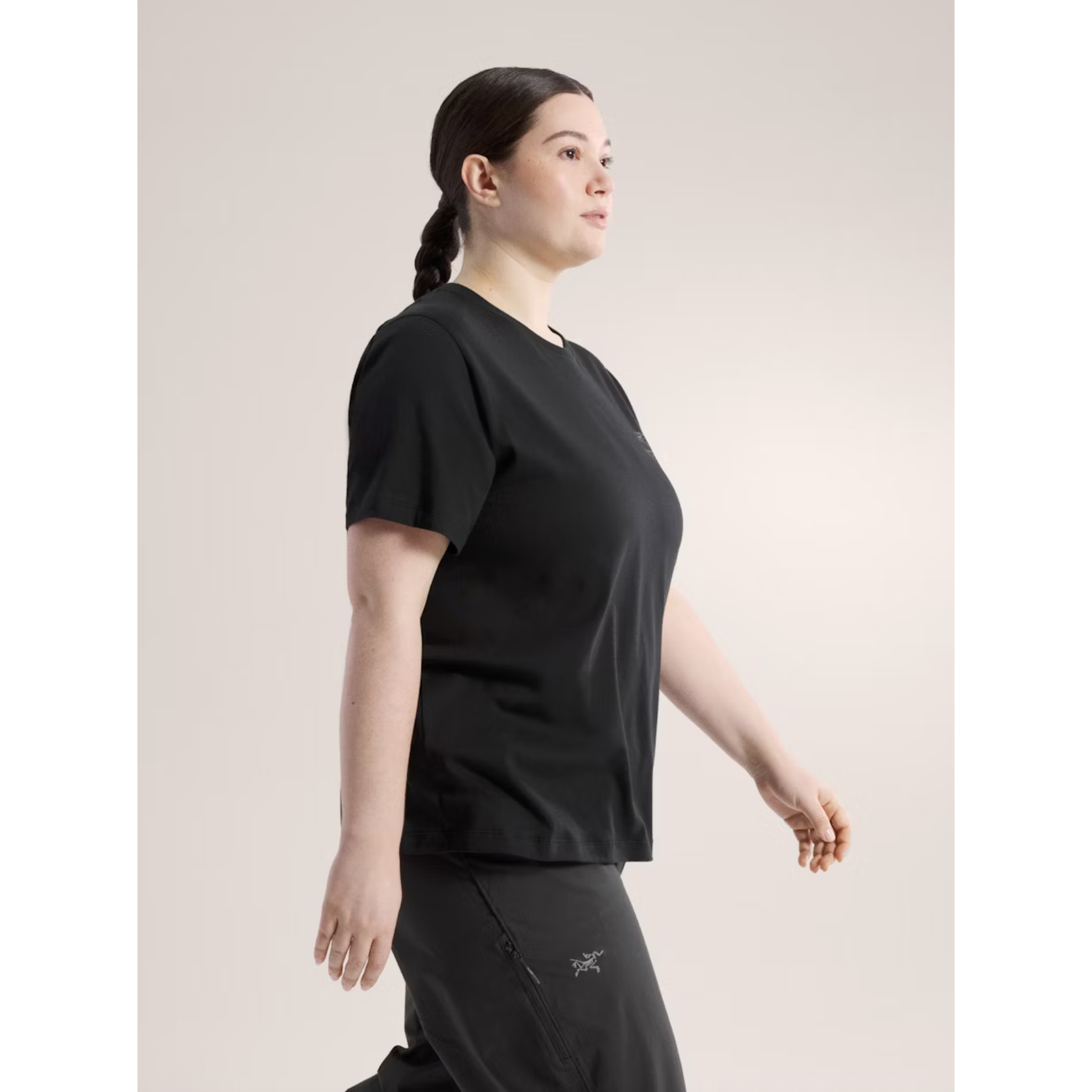 Arctery'x Women's Kragg SL Cotton Emblem Crew Shirt SS