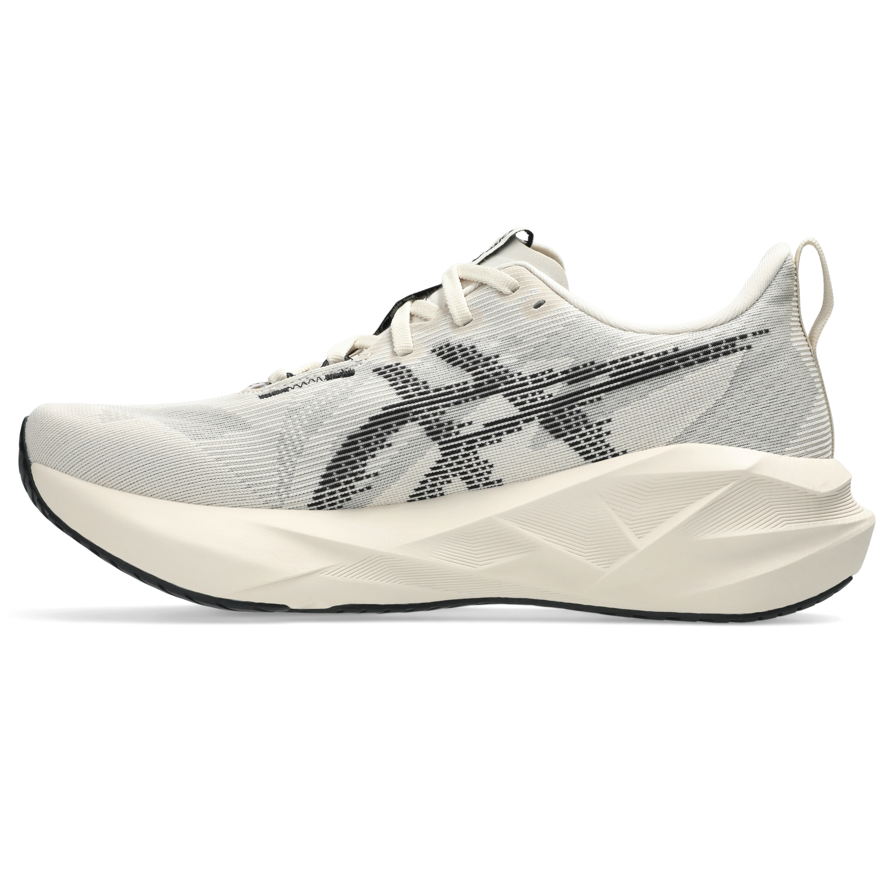 Asics Men's Novablast 5 Running Shoes in Oatmeal/Black