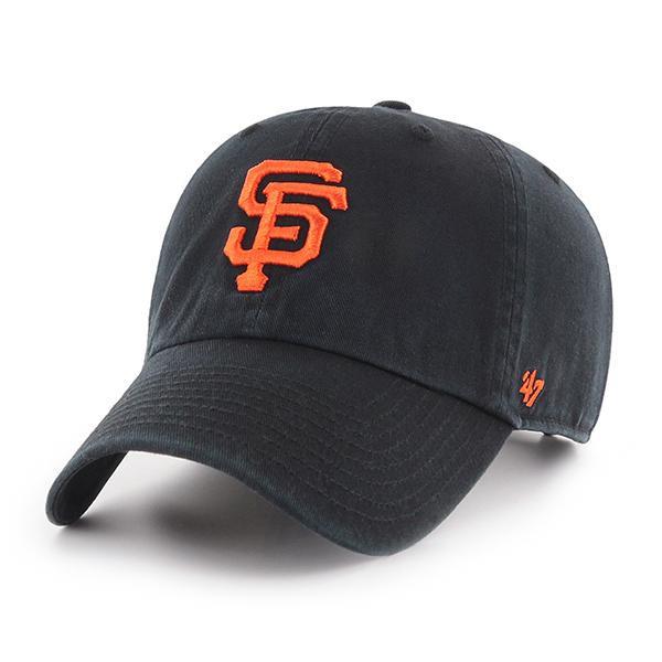 Men's Black San Francisco Giants Clean Up Adjustable Hat Headwesr