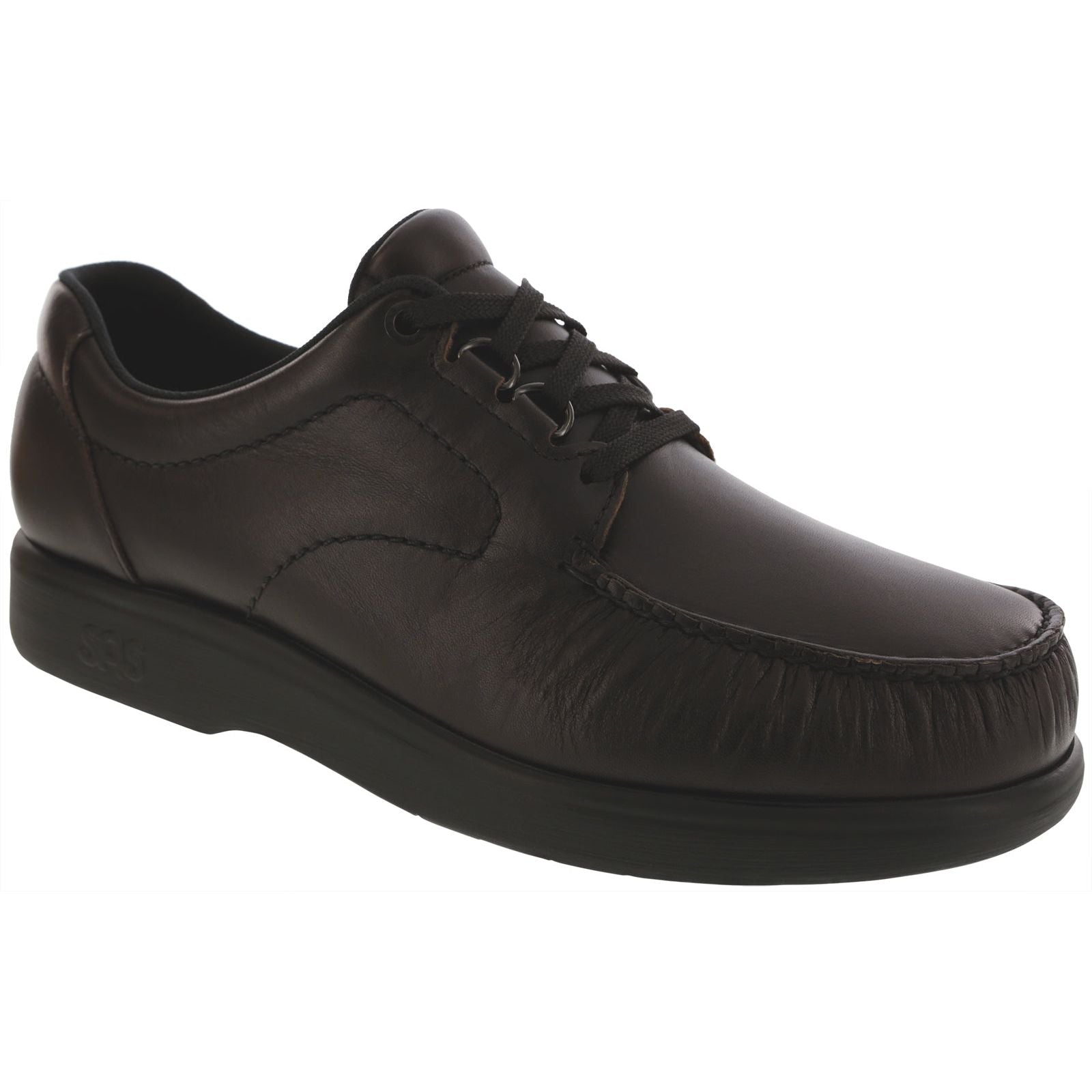 SAS Men's Bout Time Lace Up Loafer in Cacao