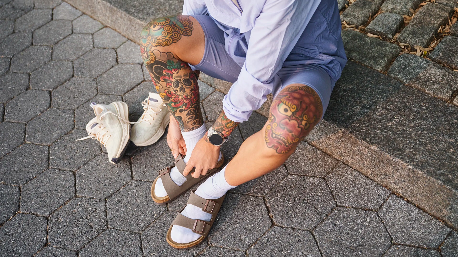 Birkenstock Arizona Mocca at Footprint