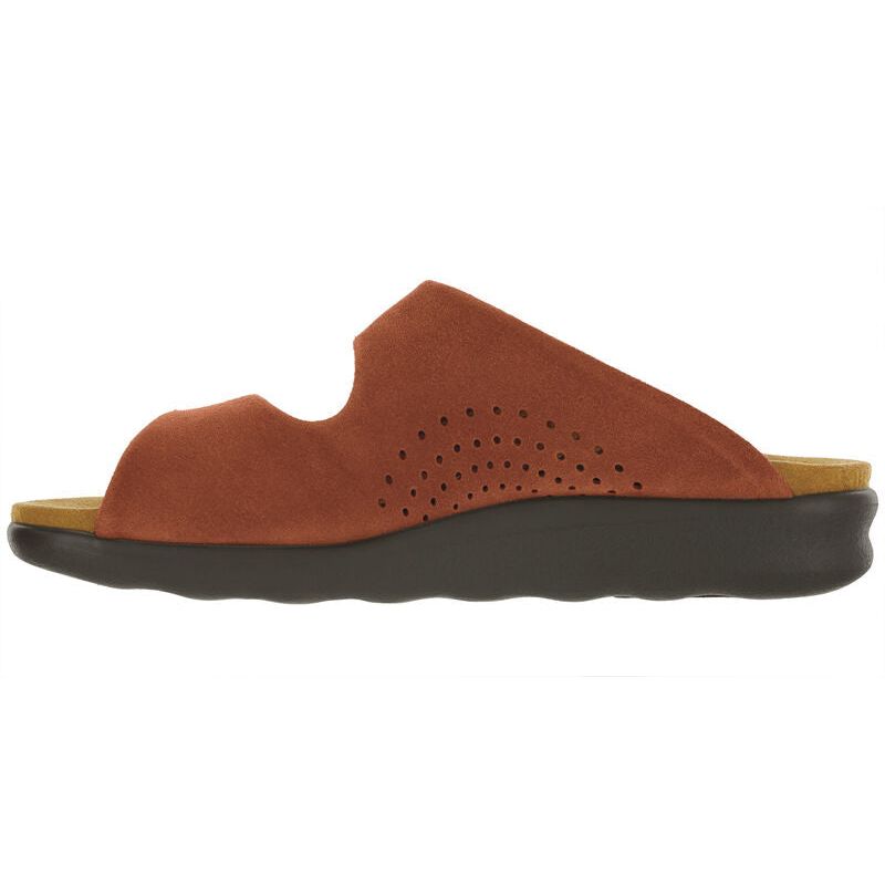 SAS Women's Cozy Slide Sandal in Rust