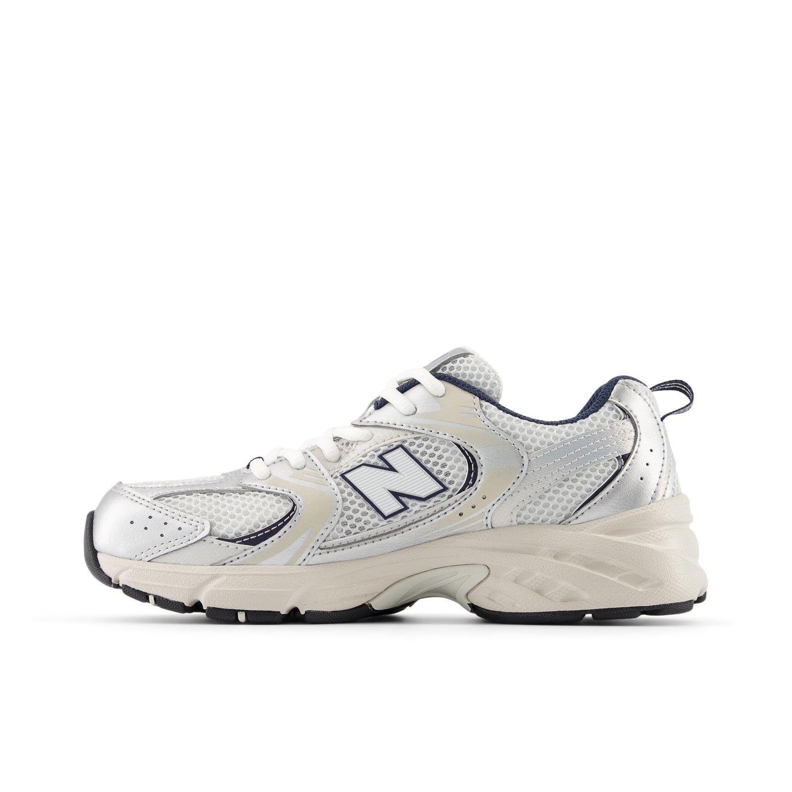New Balance Kid's 530 in Summer Fog with Nimbus Cloud and NB Navy Kid's Footwear